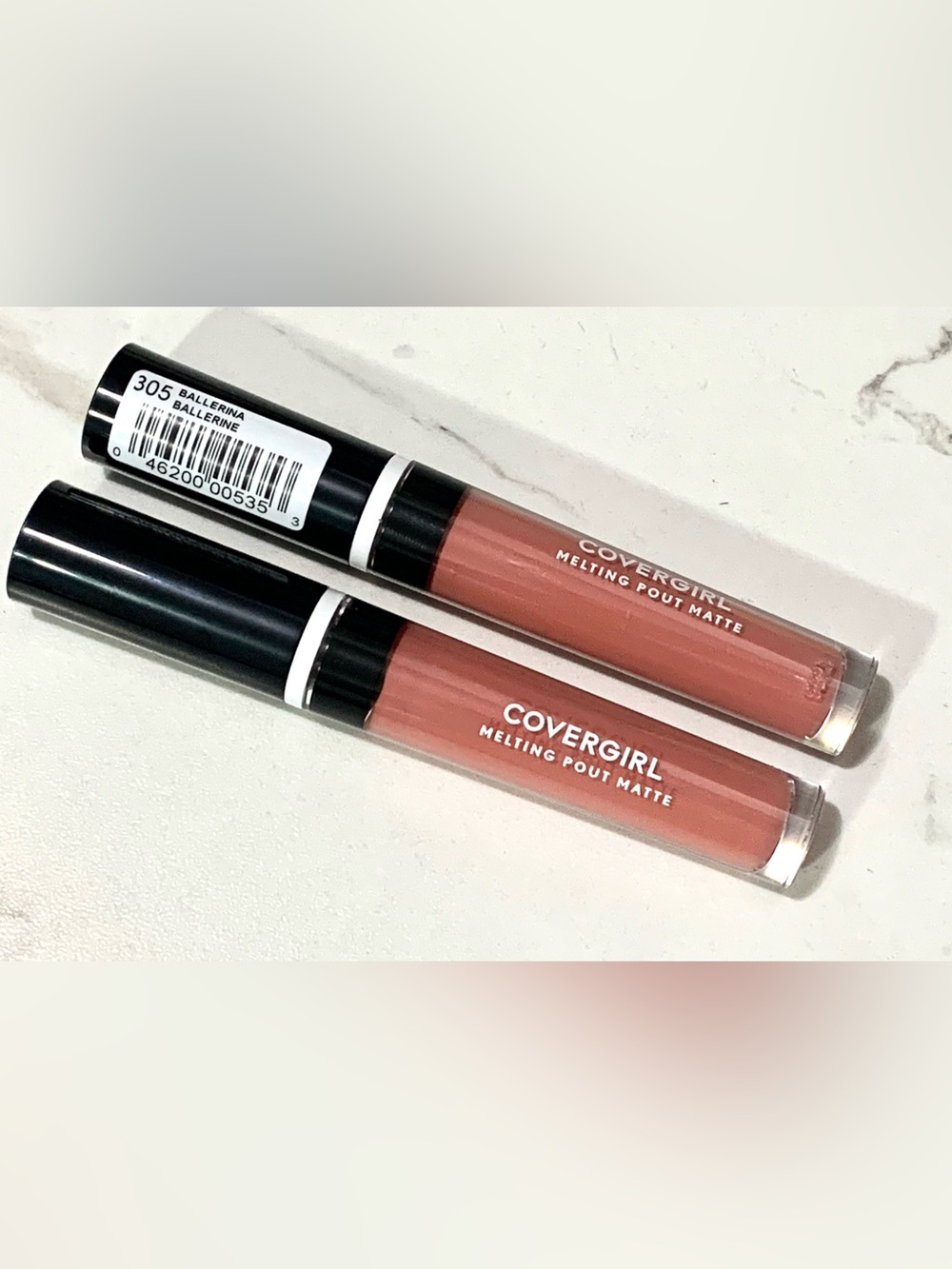 2X CoverGirl liquid lipstick 305 Ballerina